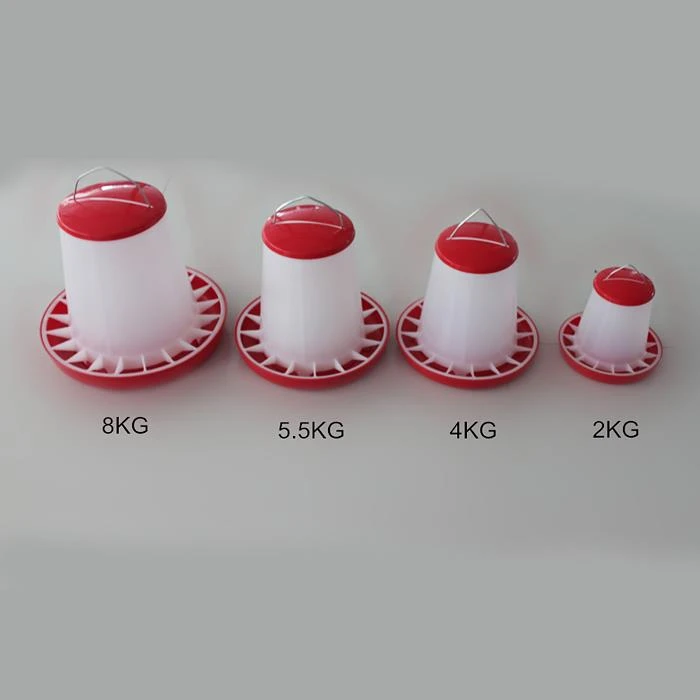 High Quality Poultry Chicken Broiler Plastic Manual Feeder For Farming